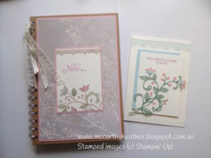 papercraft mini class for STampin up